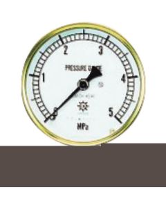 เกจวัดแรงดัน (บาน 1/4" ด้านล่าง 75φ ไม่มีปลอกสวม)