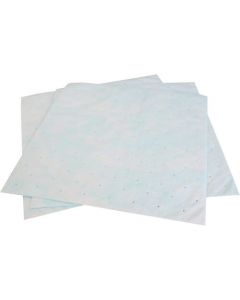 [งดรับออเดอร์ชั่วคราว] กระดาษซับน้ำมันทัฟเนล - ชนิดไฮโดรฟิลิก 45 x 45 ซม. (100 ชิ้น)