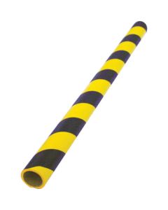 Yellow and Black Striped Pole Shaped Safety Cushion