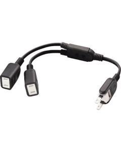 สายไฟต่อสำหรับอะแดปเตอร์ AC (2 ช่อง)
