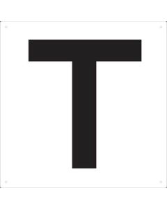 กระดานแสดงผลตัวอักษร "T" 420X420