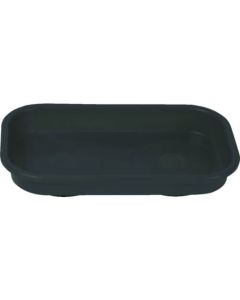 ถาดแม่เหล็กพลาสติกทรงสี่เหลี่ยม 240 x 140 x 42 Black
