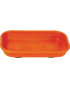 ถาดแม่เหล็กพลาสติกทรงสี่เหลี่ยม 240 x 140 x 42 Orange