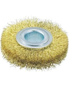 Wheel Brush Brass Wire
