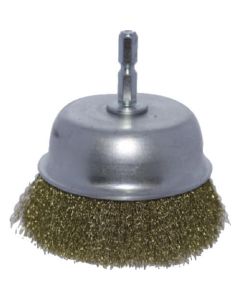 Shank Mounted Cup Brush Brass Wire