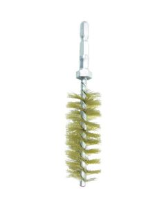 Twisted Brush with Hexagonal Shaft Bristle Material : Brass