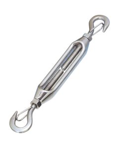 Stainless Steel Turnbuckle, frame type w/stopper Hook/Hook SUS316