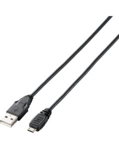 microUSB Cable/Charging+Data transfer/0.15m/Black 1เส้น