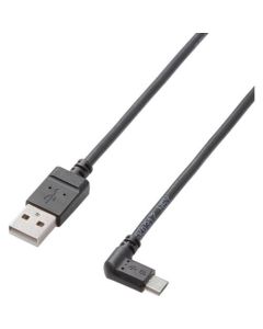 MicroUSB 2.0 Cable for Tablet/Charging+Sync/L-type/2A output/A-microB/Black/1.2m 1เส้น