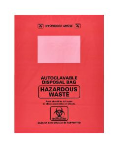Biohazard Bag กล่องละ 200แผ่น