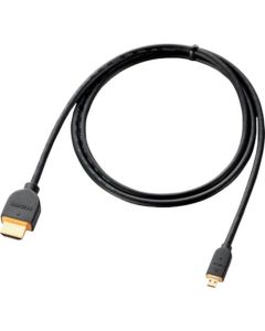 Micro HDMI Cable for Tablet/A(m)- D(m)/1.0m/Version 1.4/Black 1อัน