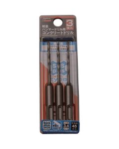 Concrete Drill for Light Hammer Drill Same Size Set