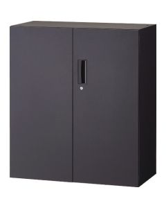 ตู้หนังสือติดผนัง "Calmatio" แบบสองช่องเปิดเฉพาะด้านล่าง W900 x D450 x H1030