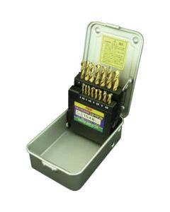 TIN Coating Cobalt Short Drill Set Masamune ชุดละ 15เส้น