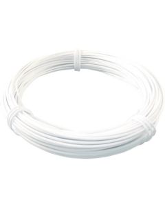 ลวดสี ชนิดเคลือบไวนิล 2.0มม. x 25ม. สีขาว