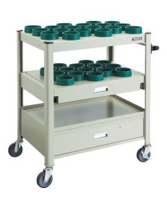 TCW เกวียนเครื่องมือ HSK100A BT50 NT50 ชั้นวางแบบสไลด์ 33 ชั้นพร้อมลิ้นชัก สี NG
