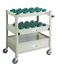 รถทัวร์ริ่งประเภท TCW สำหรับชั้นวางเลื่อน HSK40A 57 พร้อมลิ้นชักสี NG โดยเฉพาะ