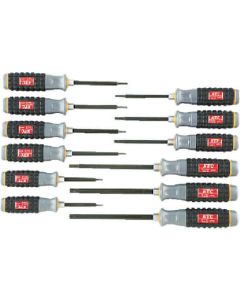 ชุดไขควง Torx T-type ด้ามเรซิ่น [ชุด 12 ชิ้น]