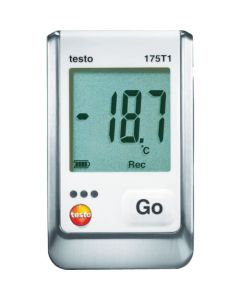 temperature data logger with internal sensor