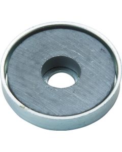 แม่เหล็กเฟอร์ไรท์พร้อมฝาปิด เส้นผ่านศูนย์กลางภายนอก 51.5 มม. x หนา 7.9 มม. 1 ชิ้น