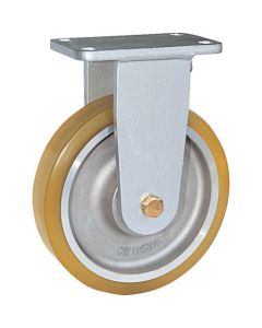 Plate Type Heavy Load Caster Ribo Caster  (aluminum wheel urethane tire)