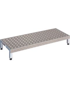 ขั้นบันไดอลูมิเนียมพื้นยก 1200X450XH190-220