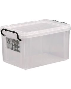 Clear Buckle Container Tag Box