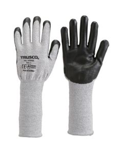 Fiberglass Gloves Nitrile Palm Coating Long Type