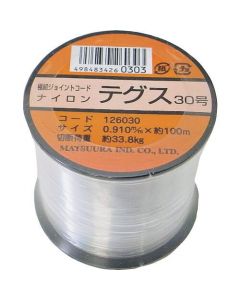 ปลายไนลอนเบอร์ 30 (ประมาณ 0.91 มม.) x 100 ม. ม้วนกระสวย