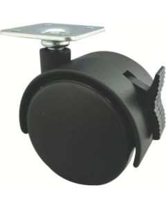 Plate type Dual Wheel Caster