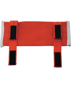 แผ่นกันรอยสำหรับเครื่องรัดสายพาน 38mm กว้าง 100mm x ยาวรวม 250mm