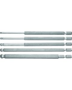 Lock Ball Point Hexagon Bit (with magnet)  Set (with a vinyl case)