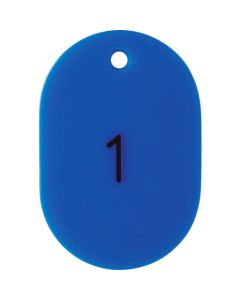 Number Oval Plate