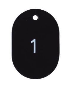 Number Oval Plate