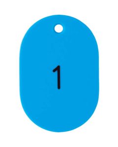 Number Oval Plate