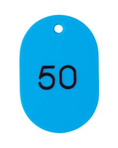 Number Oval Plate