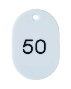 Number Oval Plate