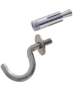 ตะขอเล็กสแตนเลส แบบตัว R เส้นผ่านศูนย์กลางลวด 6mm ความยาวตะขอ 31mm
