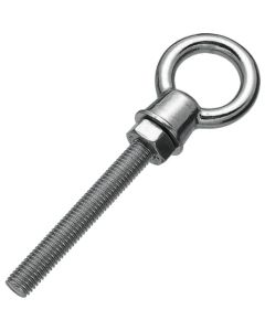 Stainless Steel Long Eye Bolt with Washer and Nut  ถุงละ 1 อัน