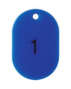 Number Oval Plate