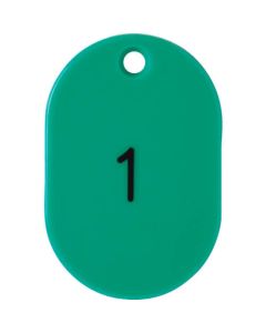 Number Oval Plate