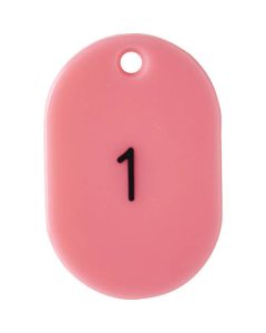 Number Oval Plate