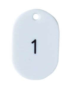 Number Oval Plate