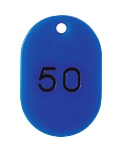 Number Oval Plate