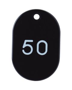 Number Oval Plate