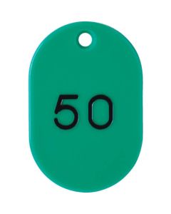 Number Oval Plate