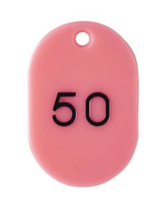 Number Oval Plate