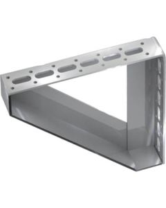 Double Use Facing Triangular Bracket for Pipe Support Stainless Steel