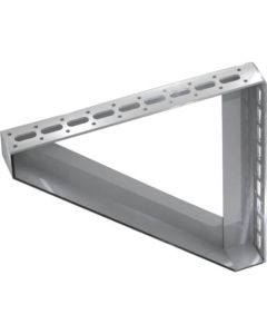 Double Use Facing Triangular Bracket for Pipe Support Stainless Steel