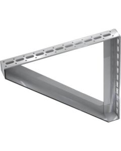 Double Use Facing Triangular Bracket for Pipe Support Stainless Steel
